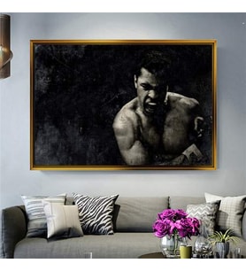 Altın Çerçeveli dekoratif tablo l1471 (Gold)