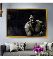 Altın Çerçeveli dekoratif tablo l1471 (Gold)