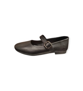 VENÜS 26485200Y YUMUŞAK DERİ KADIN BABET (Siyah)