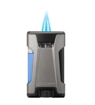 Colibri Rebel Çift Jet Puro Çakmağı Gri (Taş)