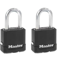 Master Lock M115Xtlf Magnum Ağır Hizmet Tipi Anahtarlı Dış Mekan Asma Kilit, 2'Li Paket Anahtarlı-Ay