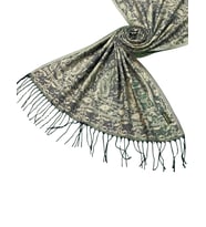 Kalın Kışlık Paşmina Şal 75x190 cm (Yeşil)