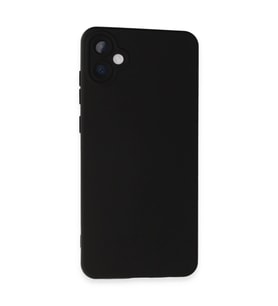 Samsung Galaxy A05 Kılıf Nano İçi Kadife Silikon - Siyah