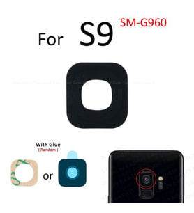 Tkgz Samsung Galaxy S9 Arka Kamera Camı Lens Yapışkanlı