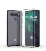 LG K51S Kılıf Zore Şeffaf İnce ve Esnek Süper Silikon Kılıf (Renksiz)