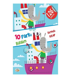 10 Farkı Bulalım - Kırmızı Kitap