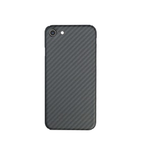 iPhone 7 / İphone 8 / İphone SE Kılıf ​​​​​Şık Karbon Fiber Tasarım Kılıf (Siyah)