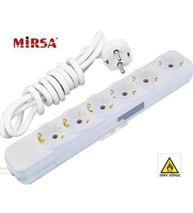 Mirsa Grup Priz Altılı Topraklı 2 Mt 7760002