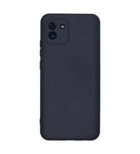 Samsung Galaxy A03 Kılıf Nano içi Kadife Silikon - Lacivert
