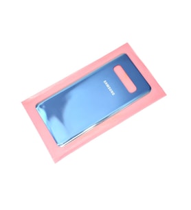 Samsung Galaxy S10 Arka Pil Batarya Kapağı (CAM) MAVİ