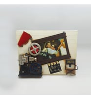 Nostaljik Film Makinesi Fotoğraf Çerçevesi