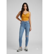 ®yırtık detaylı kadın Mile High Süper Skinny Jeans - 0230