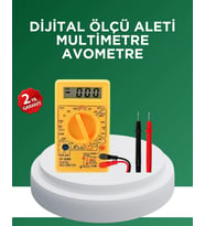 Dijital Multimetre Ölçü Aleti Ac Dc Ölçüm Lcd Ekranlı