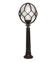 AVONNI BSU-68155-BSY-OP Siyah Boyalı Dış Mekan Aydınlatma E27 ABS Akrilik/Polietilen Cam 35cm