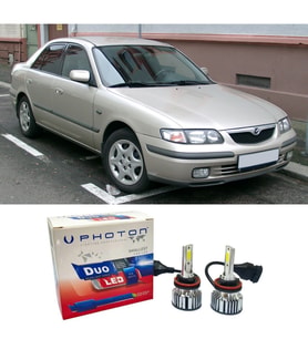 Mazda 626 Led Xenon Uzun Far Ampulü H1 Duo Yeni Seri Beyaz