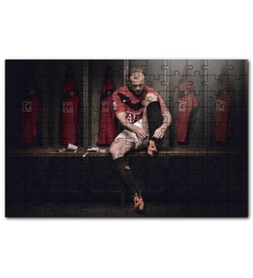 Cakapuzzle Wayne Rooney Manchester United Futbolcu Puzzle Yapboz MDF (Ahşap) (120 Parça)