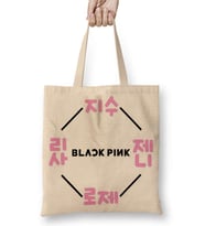 Blackpink Blackpınk Bez Çanta Uzun Saplı