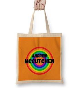 Andrew McCutchen - baseball Gifts Vintage Retro Rainbow For BOYS AND Dad Bez Çanta Uzun Saplı