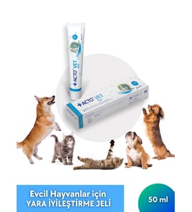 ACTO® VET GEL 50 ML  Evcil Hayvanlar için Yara İyileştirme Jeli
