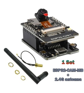 ESP32-CAM WiFi Kamera Modülü ve USB TTL Programlayıcı Seti  Kablosuz 