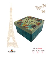 23x23x15 Hediyelik Kutu Kraft Kutu Karton Kutu YIlbaşı Kutusu Pasta Kutusu Balon Kutusu (5 ADET)