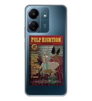 Xiaomi Redmi 13C Uyumlu Pulp Ricktion Tasarımlı Şeffaf Telefon Kılıfı