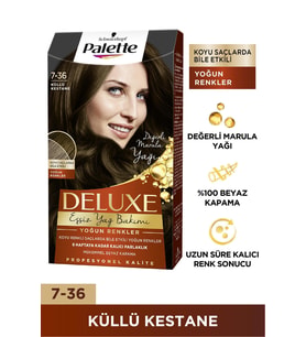 Palette Deluxe Saç Boyası 7-36 Küllü Kestane