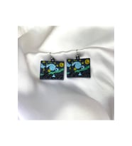 Van Gogh Yıldızlı Gece Tablo Küpe