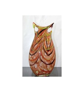 Kişiye Özel Murano Cam Tasarım Vazo - 42x21cm