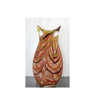 Kişiye Özel Murano Cam Tasarım Vazo - 42x21cm