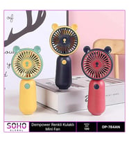 Renkli Kulaklı Mini Fan