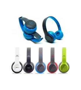 P47 Bluetooth Kablosuz Kulaküstü Kulaklık Mavi