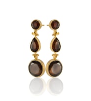 Kadir Jewellery 22 Ayar Altın Kaplama Vintage Küpe -El İşçiliği Ve Hipoalerjenik Küpe
