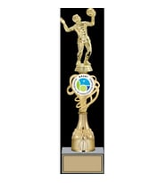 ODAK KUPA - Figürlü Kupalar - Voleybol Kadın Figürlü Kupalar FG-033 C - 38 cm