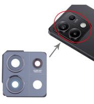 Xiaomi Redmi Note 13 5G Kamera Lensi Cam Full 2312DRAABG Beyaz (Siyah)