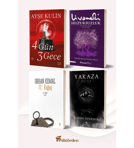 4 Gün 3 Gece (Yazar: Ayşe Kulin) - Huzursuzluk (Yazar: Zülfü Livaneli) - 72. Koğuş (Yazar: Orhan Kemal) - Yakaza - Ru’ya (Yazar: Ceren Özdemir)