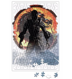 Alien Mortal Kombat Gamer Games Puzzle 240 Parça Yapboz