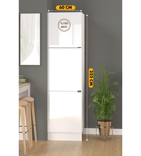 60 CM %100 Mdf Efil Boy Dolabı, Çok Amaçlı Dolap