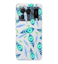 PrintiFy Xiaomi Mi 11 Ultra ile Uyumlu 1mm Slim Fit Nazar Boncuğu 3 Baskılı Şeffaf  Kılıf