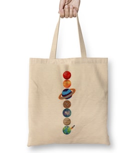 Planets Colour Bez Çanta Uzun Saplı