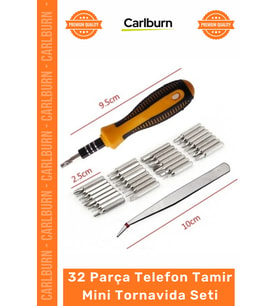 #Tornavida Profesyonel Hassas Elektronik Laptop Saat 32 Parça Telefon Tamir Mini Tornavida Seti