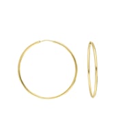 Glorria Altın 4 cm Halka Küpe (Çok Renkli)