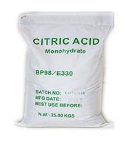 SİTRİK ASİT (MONOHİDRAT) - %99 - 25 Kg (Beyaz)