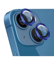 Microsonic Apple iPhone 13 Mini Tekli Kamera Lens Koruma Camı Lacivert