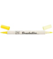 Zig Brushables 2 Renk Tonu Fırça Uçlu Marker Kalem 050 Pure Yellow 