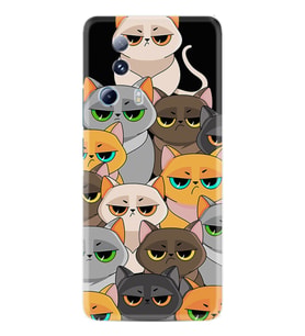 Xiaomi Mi 13 Lite Kılıf Resimli Desenli Silikon Platinium Series Kediler 1885