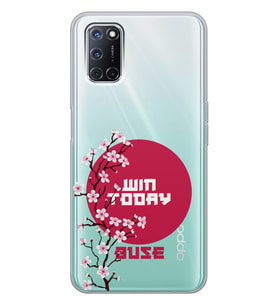 Oppo Sakura Today Tasarımlı Şeffaf Telefon Kılıfı