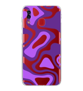 Samsung Galaxy A30  Kamera Korumalı  Kapak Renkli Desen Tasarımlı  Şeffaf Kılıf