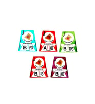 Gümrük Pulu 5'Li Set Türk Bayraklı Cam Sticker Etiketçilere Özel (490662352)