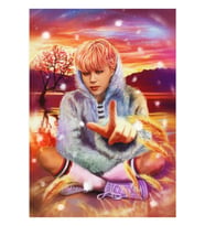 Jimin Bahar Günü Tablo Ahşap Poster Dekoratif Kod3293